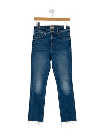 Mother The Rascal Ankle Fray Skinny Leg Jeans