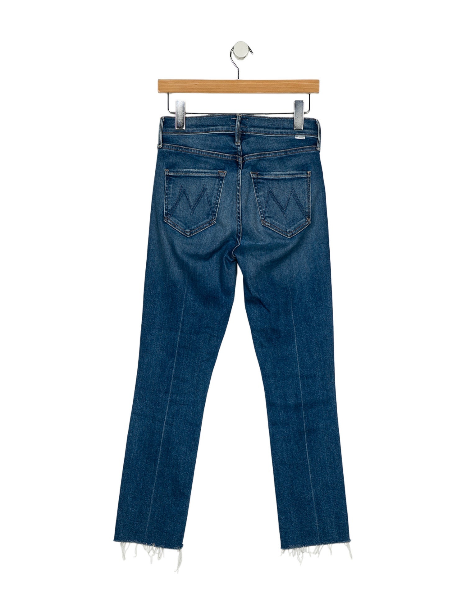 Mother The Rascal Ankle Fray Skinny Leg Jeans