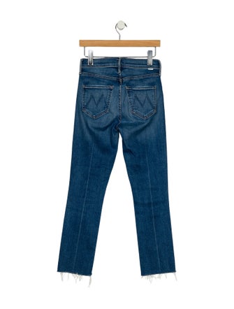 Mother The Rascal Ankle Fray Skinny Leg Jeans
