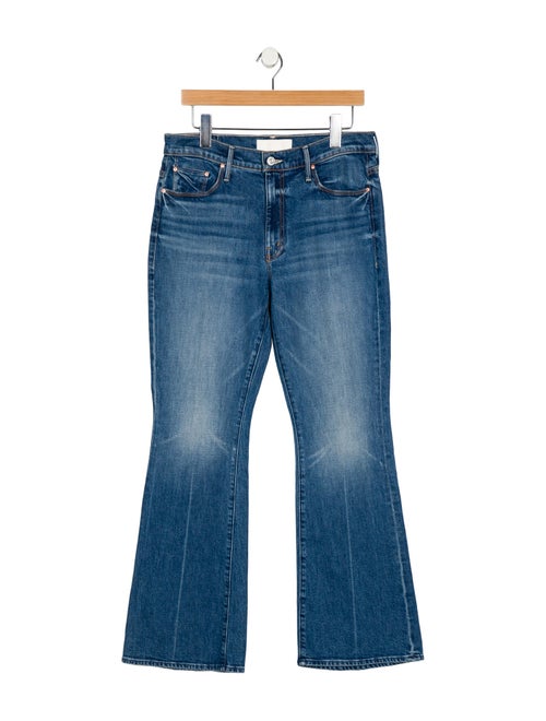 Mother Mid-Rise Wide Leg Jeans