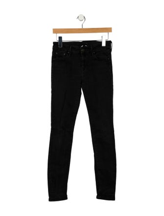 Mother Mid-Rise Skinny Leg Jeans