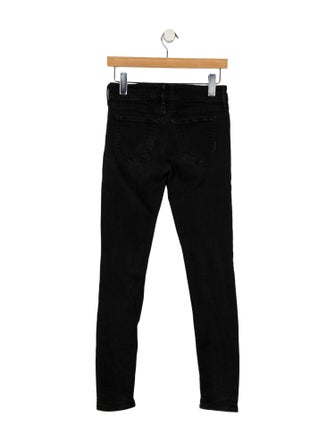 Mother Mid-Rise Skinny Leg Jeans
