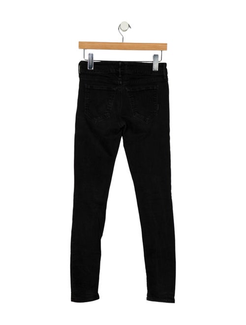 Mother Mid-Rise Skinny Leg Jeans