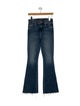 Mother Mid-Rise Wide Leg Jeans
