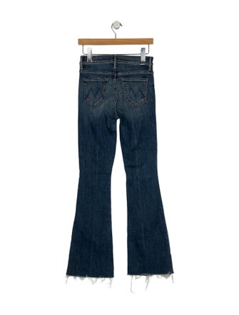 Mother Mid-Rise Wide Leg Jeans