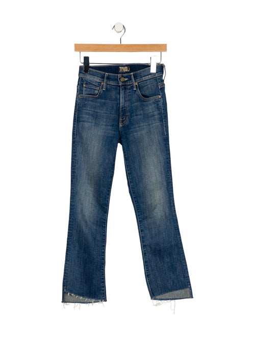 Mother Mid-Rise Straight Leg Jeans