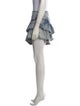 Mother Ruffle Embellishment Mini Skirt