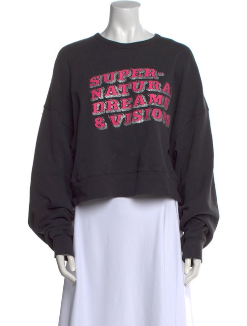 Mother Graphic Print Crew Neck Sweatshirt