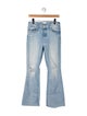 Mother Mid-Rise Wide Leg Jeans