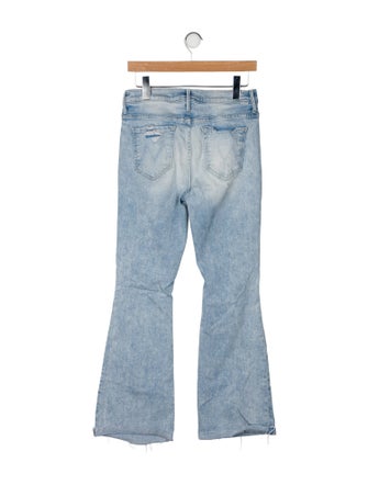 Mother Mid-Rise Wide Leg Jeans