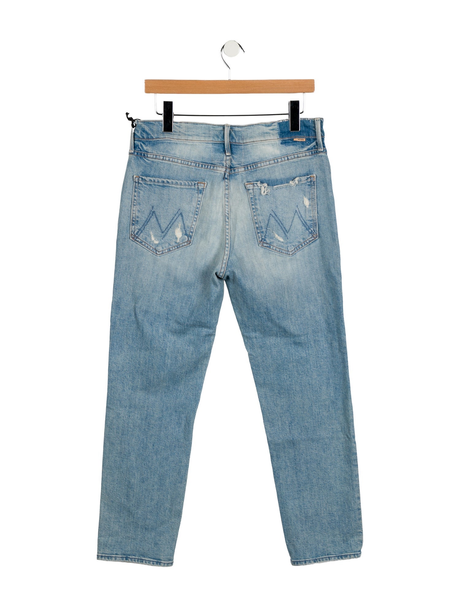 Mother High-Rise Straight Leg Jeans