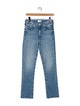 Mother Mid-Rise Straight Leg Jeans