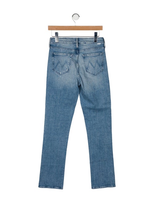 Mother Mid-Rise Straight Leg Jeans
