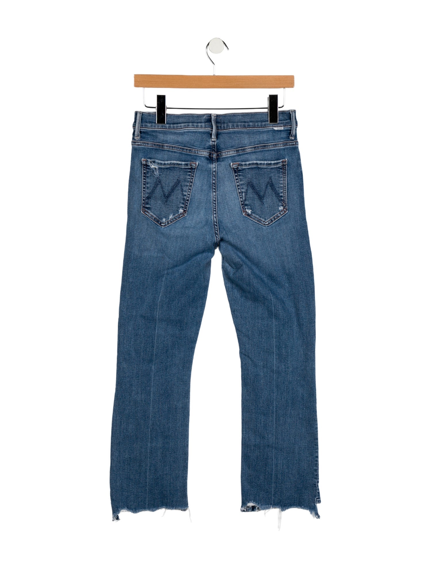 Mother Mid-Rise Straight Leg Jeans