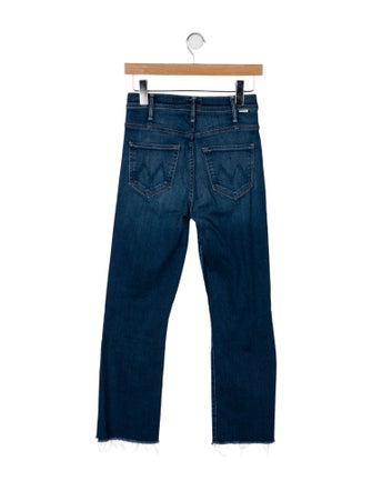Mother Mid-Rise Straight Leg Jeans