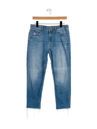 Mother Mid-Rise Skinny Leg Jeans