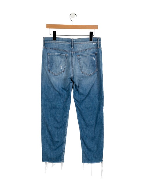 Mother Mid-Rise Skinny Leg Jeans