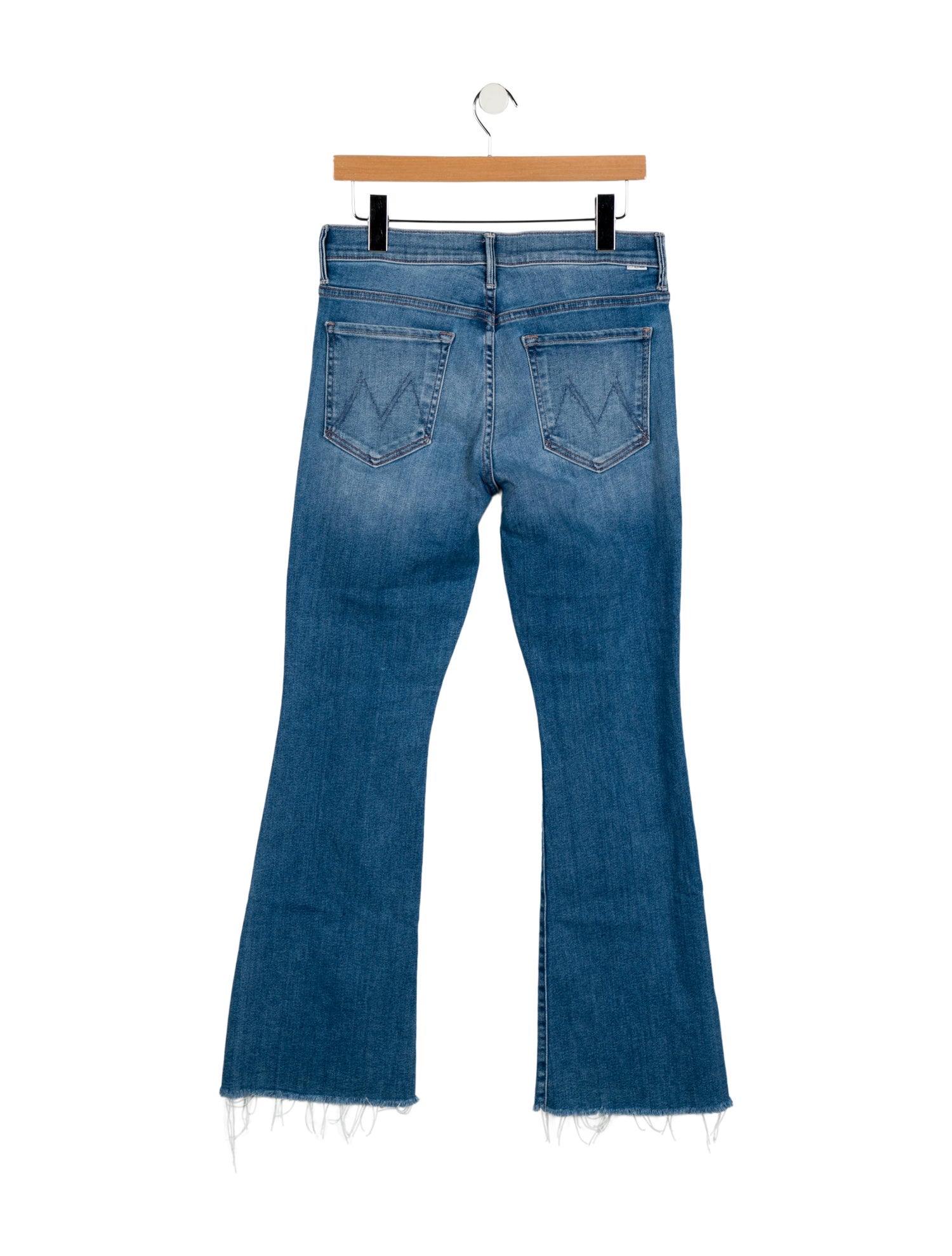 Mother Mid-Rise Wide Leg Jeans