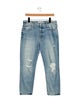 Mother Mid-Rise Straight Leg Jeans