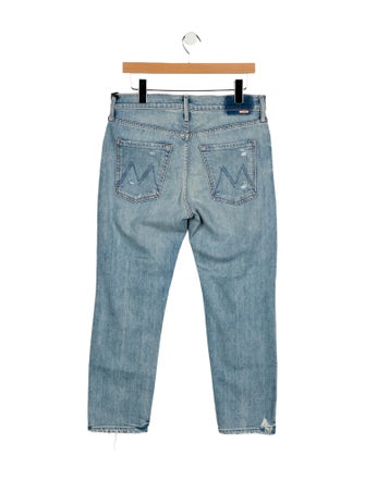 Mother Mid-Rise Straight Leg Jeans