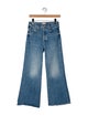 Mother Mid-Rise Wide Leg Jeans