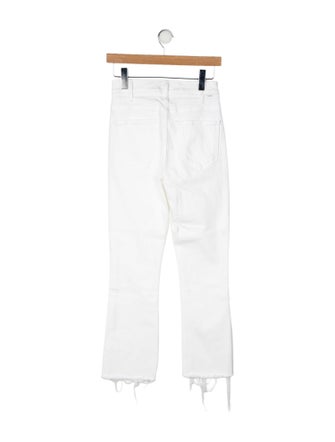 Mother Mid-Rise Straight Leg Jeans