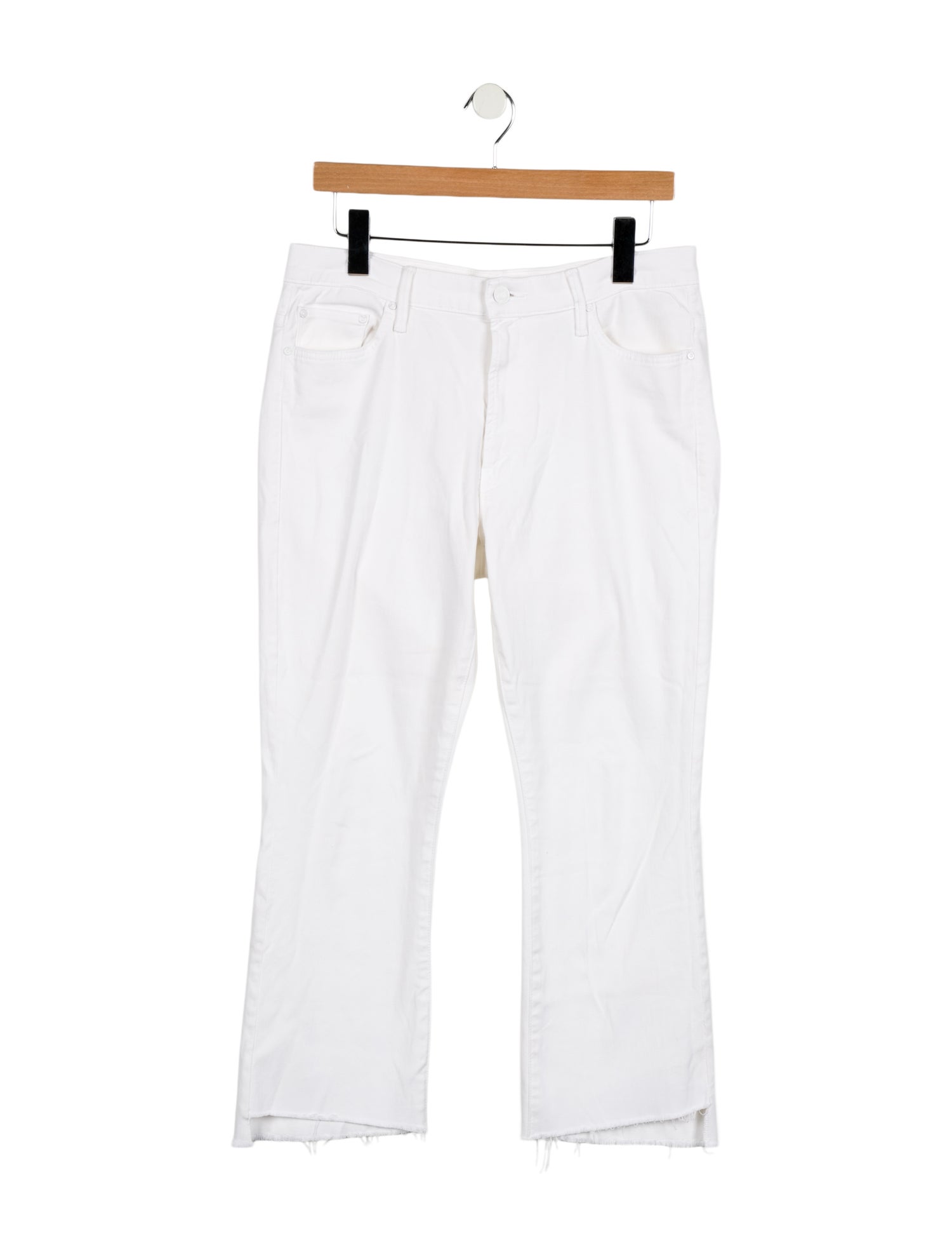 Mother Mid-Rise Wide Leg Jeans