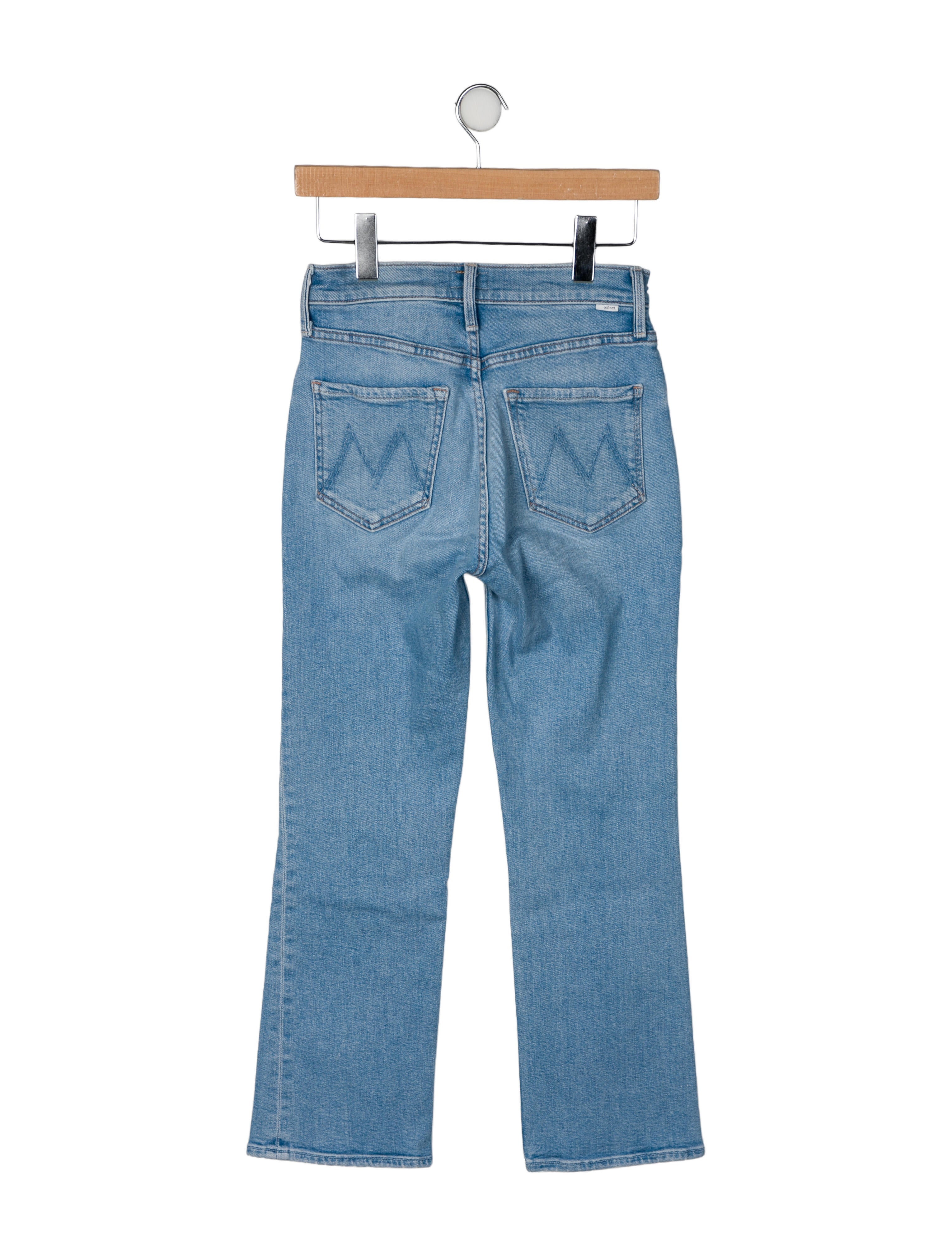 Mother Mid-Rise Straight Leg Jeans