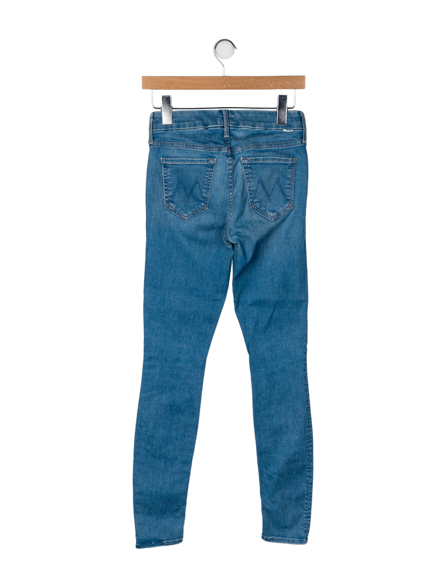 Mother Mid-Rise Skinny Leg Jeans