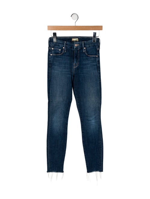 Mother Mid-Rise Skinny Leg Jeans