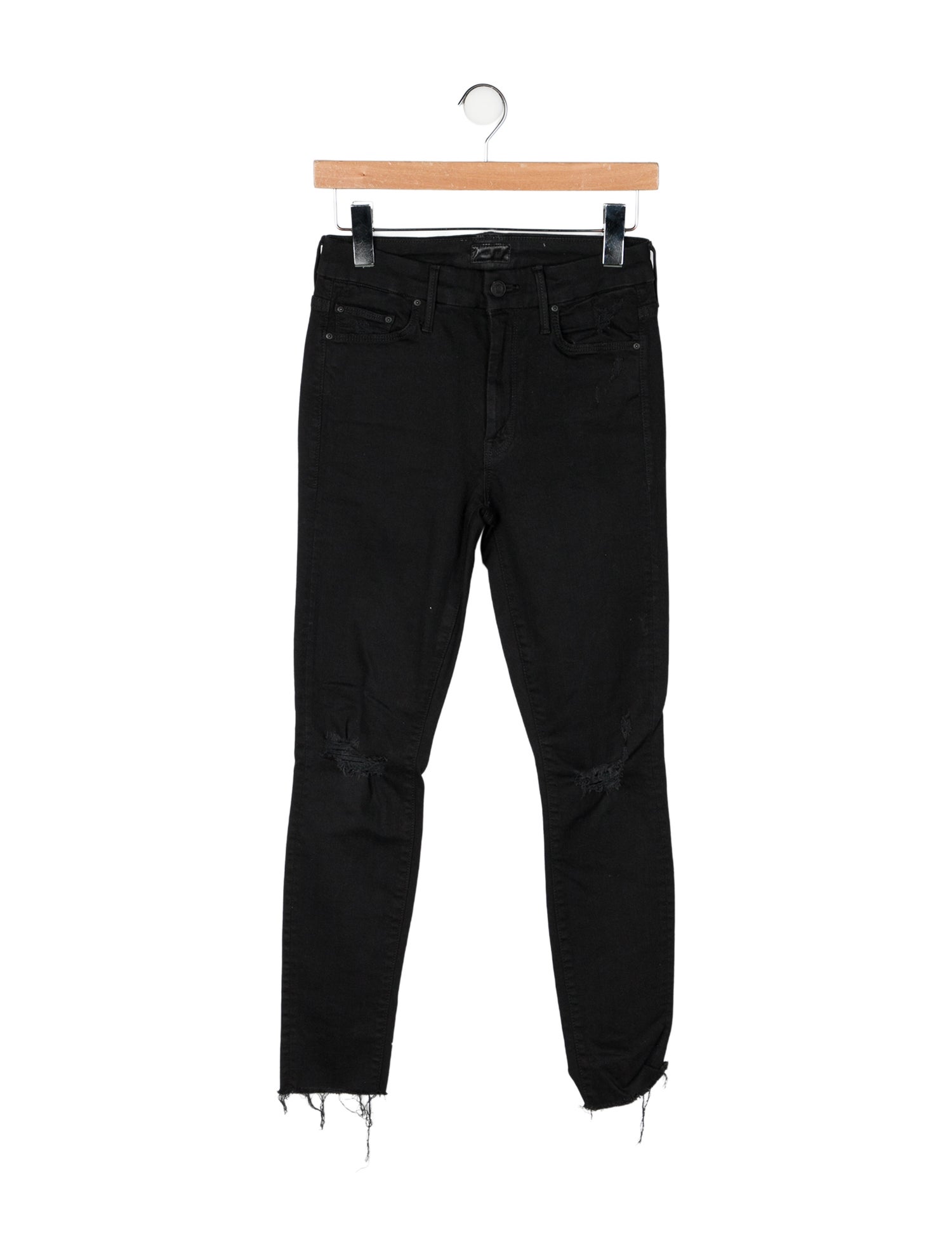 Mother Mid-Rise Skinny Leg Jeans