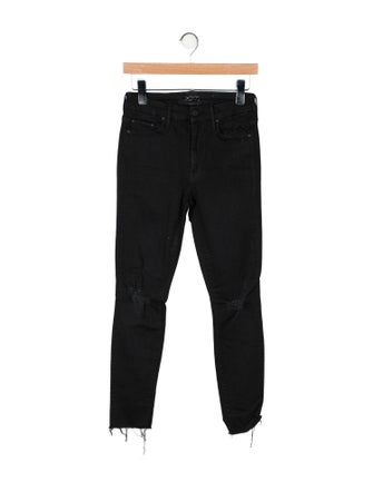 Mother Mid-Rise Skinny Leg Jeans