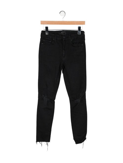 Mother Mid-Rise Skinny Leg Jeans