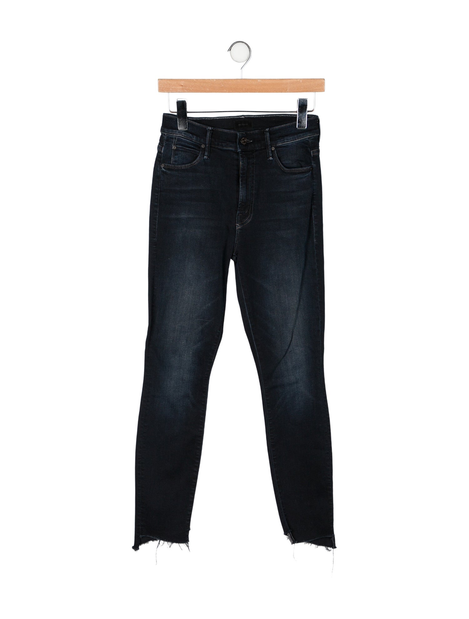 Mother Mid-Rise Skinny Leg Jeans