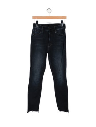 Mother Mid-Rise Skinny Leg Jeans
