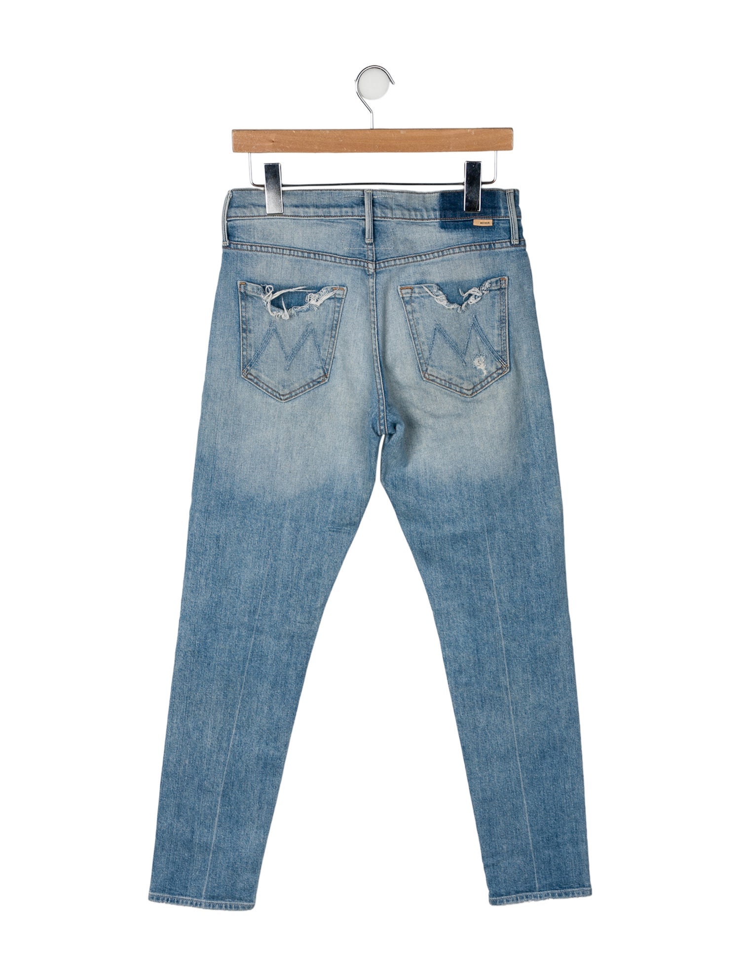 Mother Mid-Rise Skinny Leg Jeans