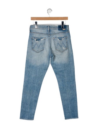 Mother Mid-Rise Skinny Leg Jeans
