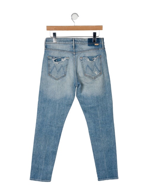 Mother Mid-Rise Skinny Leg Jeans