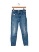 Mother Mid-Rise Skinny Leg Jeans