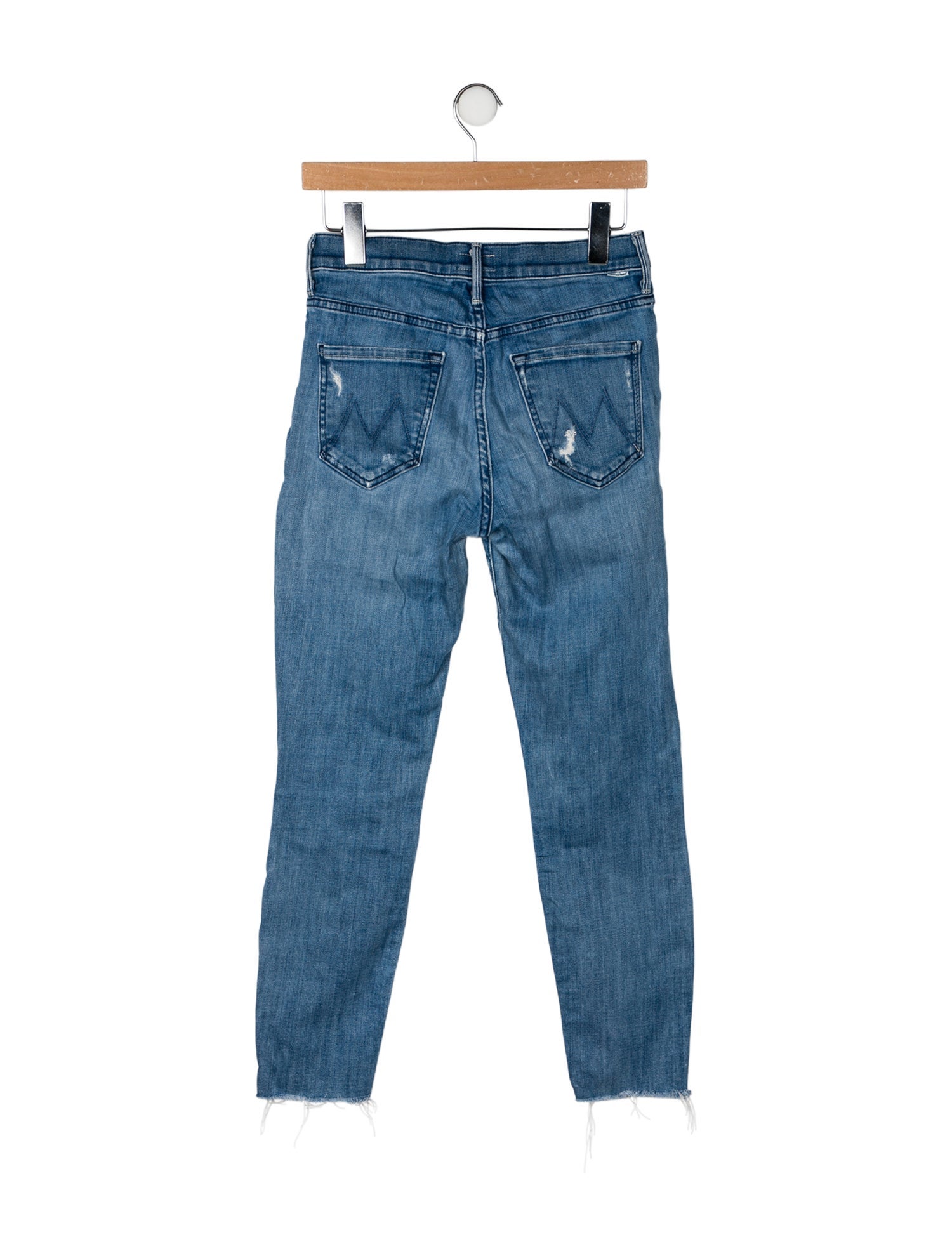 Mother Mid-Rise Skinny Leg Jeans
