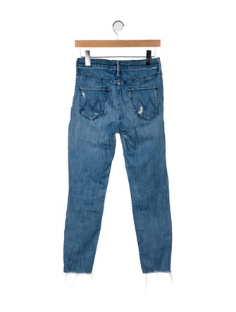 Mother Mid-Rise Skinny Leg Jeans