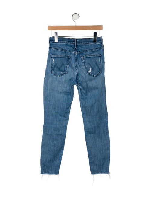 Mother Mid-Rise Skinny Leg Jeans