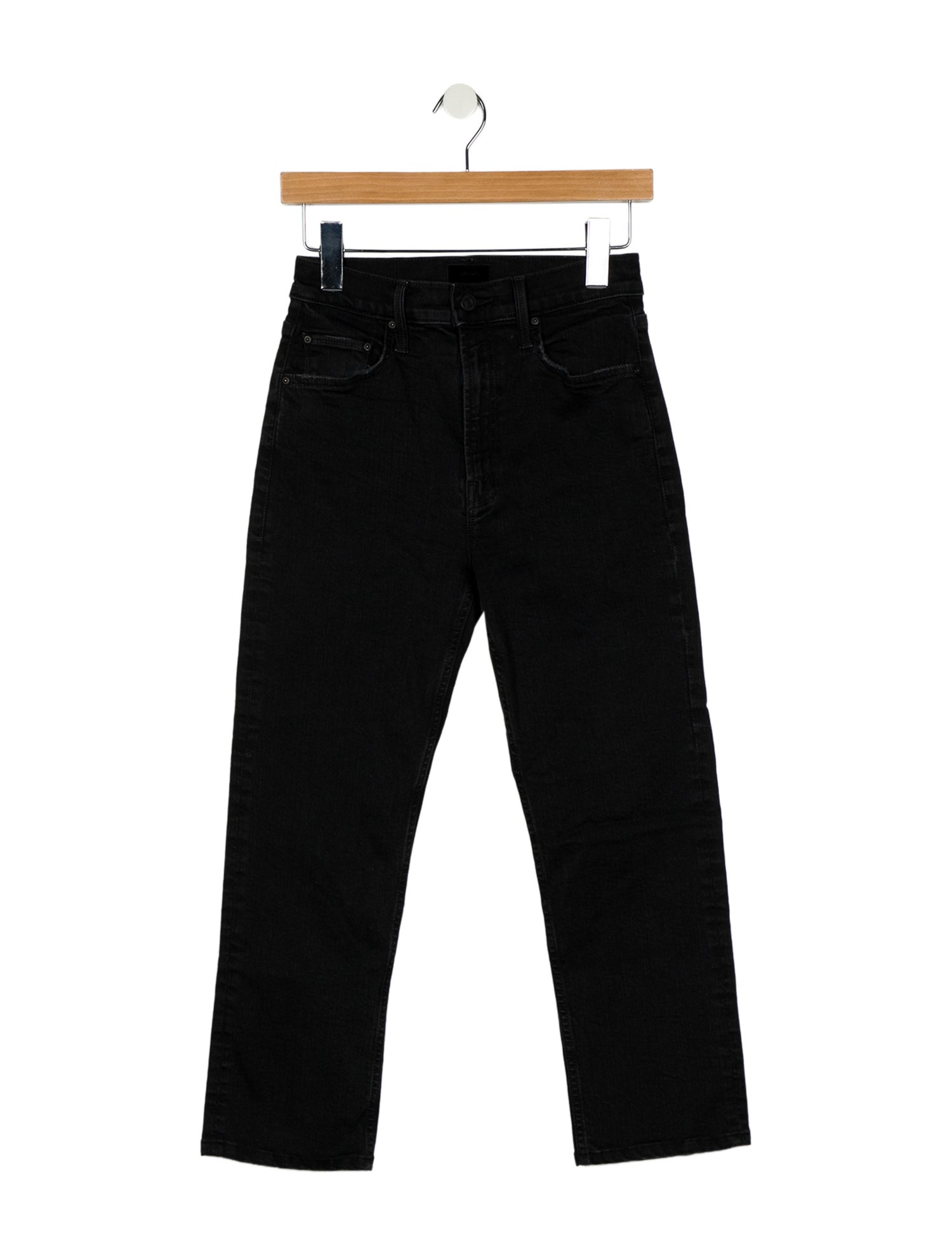 Mother Mid-Rise Straight Leg Jeans