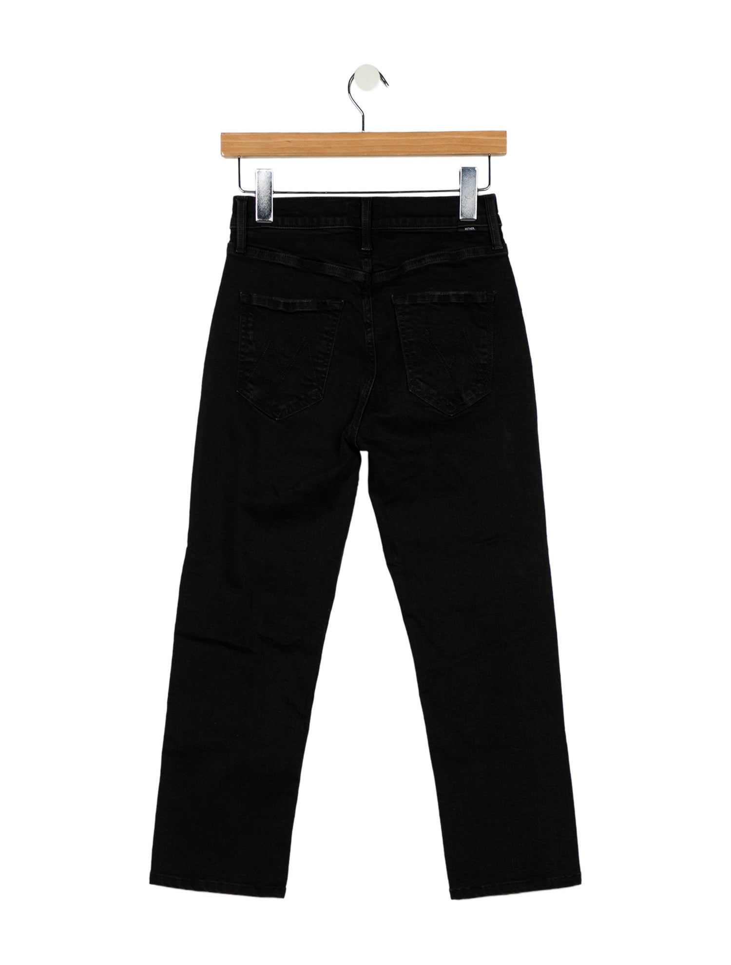 Mother Mid-Rise Straight Leg Jeans