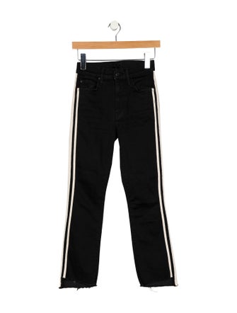 Mother Mid-Rise Straight Leg Jeans