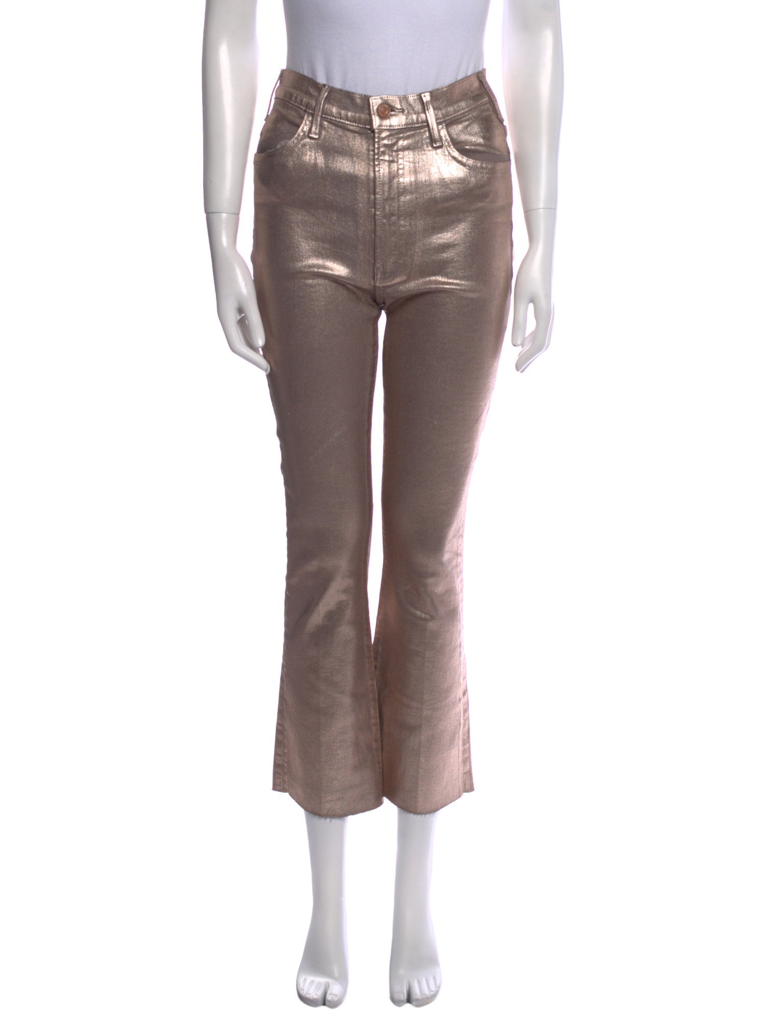 Mother Mid-Rise Straight Leg Jeans