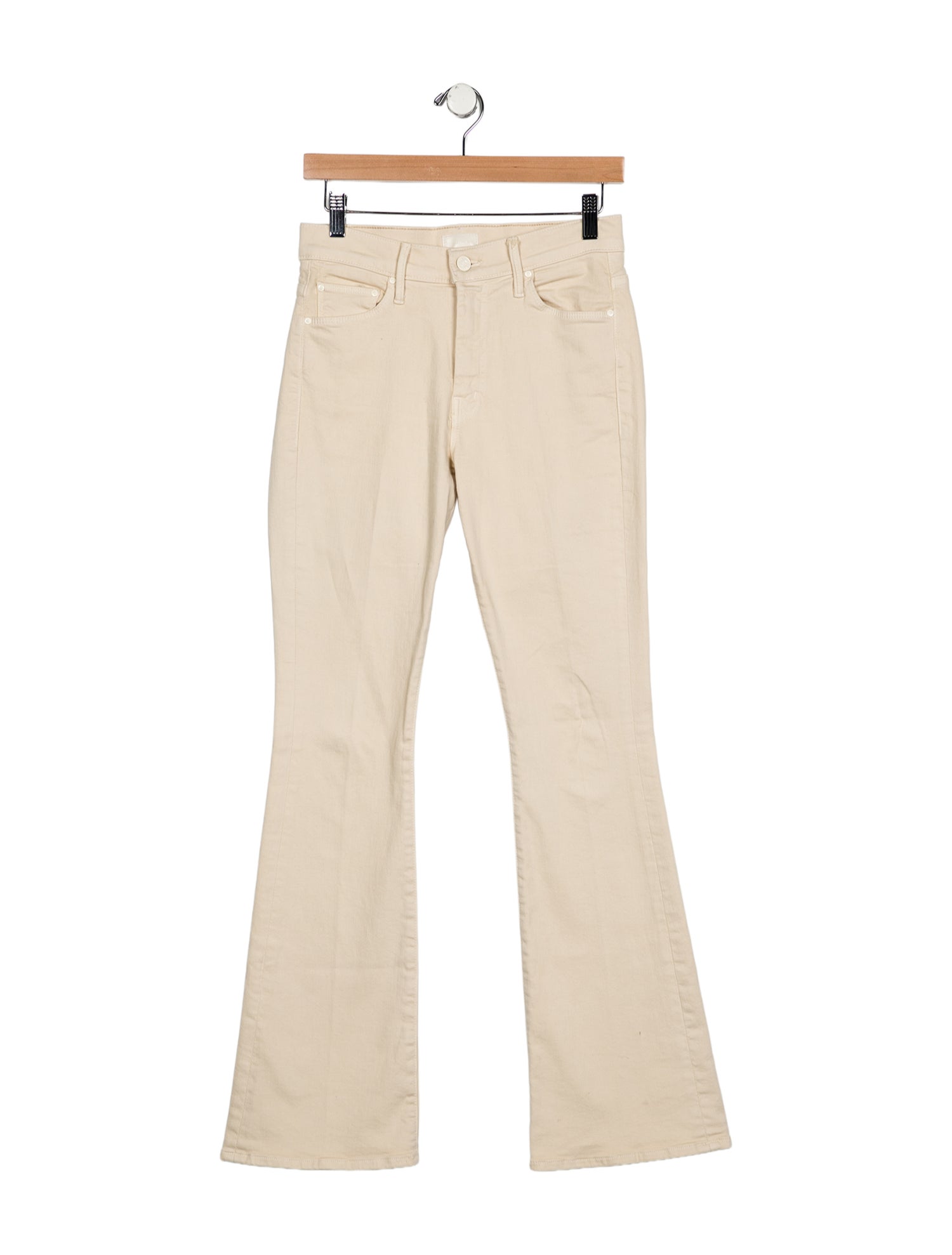 Mother Mid-Rise Wide Leg Jeans