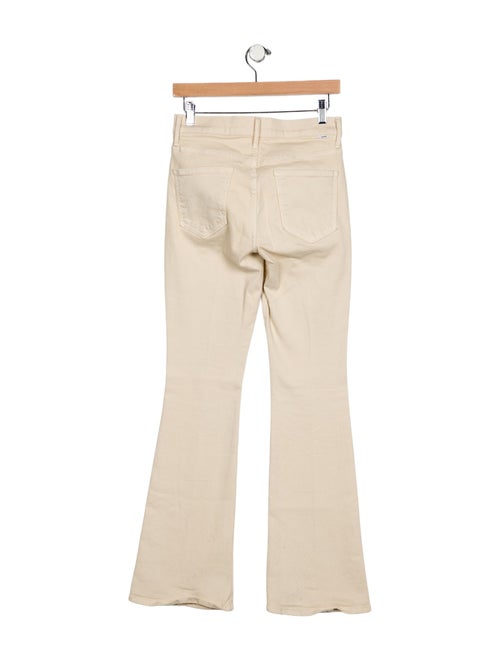 Mother Mid-Rise Wide Leg Jeans