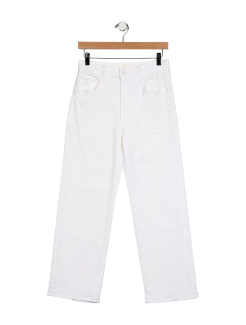 Mother The Rambler Zip Ankle Wide Leg Jeans