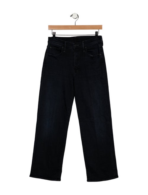 Mother Mid-Rise Straight Leg Jeans
